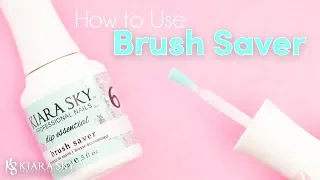 ‼️How to Use: Kiara Sky Brush Saver ✨ Dip Powder Tutorial 💅🏼 Quick Nail Tip