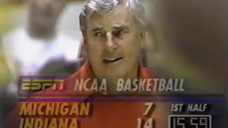 Indiana vs Michigan 1/21/92