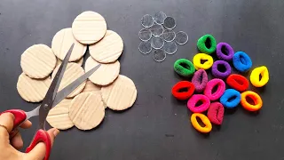 Beautiful Wall Hanging Using  Rubber Band and Cardboard/Best Out Of Waste Cardboard/Home Decoration