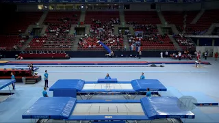 SAVVIDIS Nikolaos (GRE) - 2017 Trampoline Worlds, Sofia (BUL) - Qualification Trampoline Routine 1