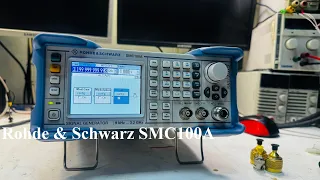 Обзор генератора сигналов Rohde & Schwarz SMC100A