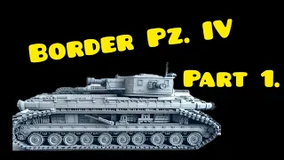Обзор сборки модели немецкого танка Pz. IV. от Border Models 1/35.