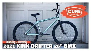 Burly Big Wheel BMX!! 2021 Kink Drifter 26” BMX Unboxing!! The Best Big BMX for Tricks and Cruising!