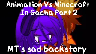 Animation Vs Minecraft In Gacha Part 2: MT's sad back story//(Original)//GNMM//(Read desc)