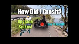 Ride With Anthony | X Tech Zoom Brakes Upgrade Review | How Did I Crash Dualtron Eagle Pro Scooter