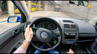 2005 Volkswagen Polo IV | POV Test Drive #726 Joe Black