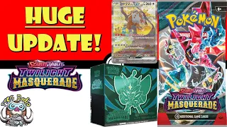 HUGE Twlight Masquerade Update! ETBs, exs, Ace Specs! Brand New Set! (HUGE Pokémon TCG News)