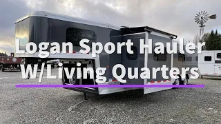 2021 Logan Coach Sport Hauler 14x14 living quarters w/16' garage.