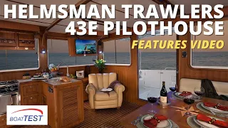 Helmsman Trawlers 43E Pilothouse Features Video 2022 by BoatTEST.com