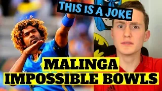 AMERICAN REACTS TO MALINGA INSANE BOWLING (this is ridiculous...)