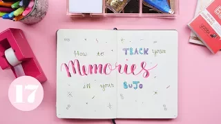 How To Track Memories in Your Bullet Journal | Plan With Me