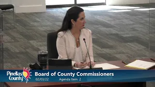 Board of County Commissioners Work Session/Agenda Briefing 2-3-22