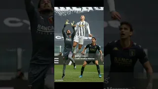 Normal vs High Jump 🤯 #football #cristiano #ronaldo #fyp #shorts