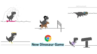 Google Chrome New Dinosaur Game | Tokyo Olympics 2021