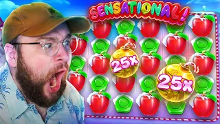 THIS INSANE SWEET BONANZA BONUS BUY RETRIGGERED AND PAID HUGE!