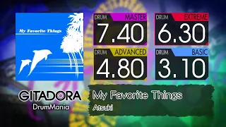 【GITADORA】 My Favorite Things (MASTER ~ BASIC) Drum