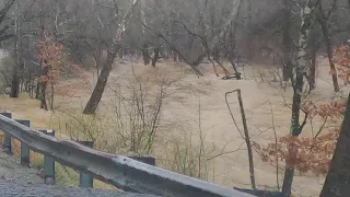 High Water Chambersville Road Indiana County Pa  (4/3/2024)