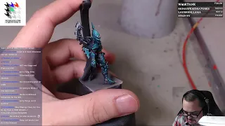 Mini painting - Working on the Visarch from Warhammer 40K