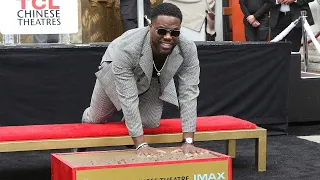 Kevin Hart enshrines his handprints at Hollywood's TCL Chinese Theatre I ABC7