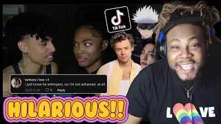 THIS IS HILARIOUS!! LARRAY WATCHING THIRST TRAP TIKTOK'S WITH QUEN!! | REACTION