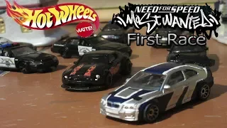 Hot Wheels | NFS Most Wanted First Race | Stop Motion