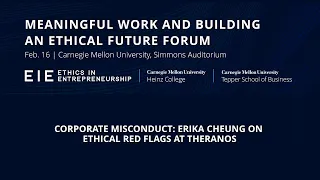 Corporate Misconduct: Erika Cheung on Ethical Red Flags at Theranos