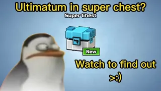 Ultimatum in super chest? Pixelgun3d