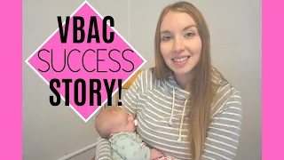 My Natural VBAC Birth Story // VBAC Success Story