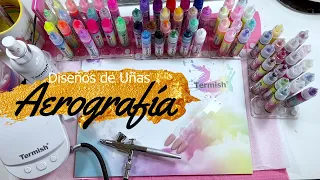 Diseños de Uñas con AEROGRAFO  @coralsanails