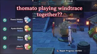 WHEN AYAKA JOINS THOMATO IN PLAYING WINDTRACE...(GENSHIN IMPACT) 4.6 WINDTRACE : SEEKERS & STRATEGY