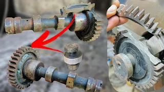 How To Broken Camshaft Petar Diesel Engine Repair Change The Garari In Diesel Engine Cmsft Repair