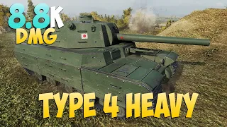 Type 4 Heavy - 7 Kills 8.8K DMG - Giant! - World Of Tanks