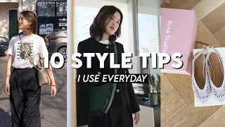 10 EASY STYLE TIPS I USE EVERYDAY To Put Together An Outfit!