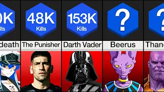 Comparison: Villains Ranked By Kills