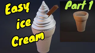 make a ice cream cone blender tutorial