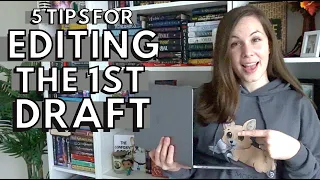 5 Tips for the SECOND DRAFT SLUMP (aka editing your book's first draft when you don't feel like it)