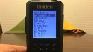 Uniden BCD436HP creating a favorite list