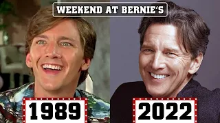 WEEKEND AT BERNIE'S (1989) Cast Members Then And Now