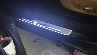 Easy Install: Audi Moving LED Door Panel Sill Lights on B8.5 A4 (A3 8V, Q5, A6, Q7 &Other makes too)