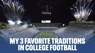 Traditions in college football are incredible. Here are my 3 favorites. #shorts  #cfb