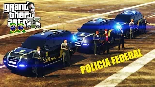 COMBOIO DA POLÍCIA FEDERAL LEVA EX PRESIDIÁRIA PARA DEPOR E É ATACADA NO CAMINHO - GTA V