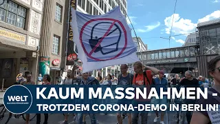 BERLIN: Corona-Sommerwelle! Hunderte bei Demo gegen Covid19-Maßnahmen