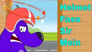 Helmet Fasa Sir Me Ep 51 Pyaar Mohabbat Happy Lucky Indian Indian  Cartoon Show