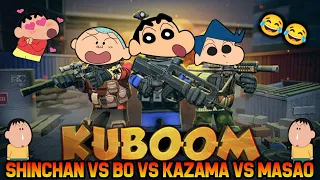 Shinchan plays kuboom with bo, kazama and masao😂 | who will win? | shinchan vs his friends🤣