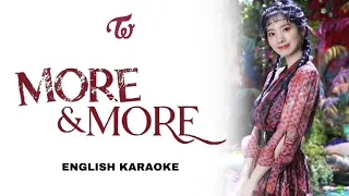 TWICE - MORE & MORE - ENGLISH KARAOKE / INSTRUMENTAL