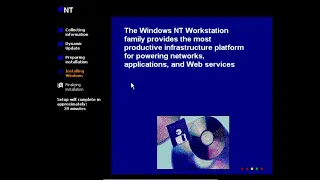 Windows NT Workstation 5.2 Build 1121