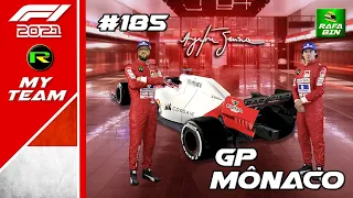 F1 2021 GP MÔNACO MY TEAM #185 - SENNA ESTÁ VOANDO