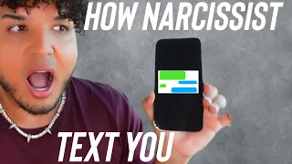 How Narcissist text you