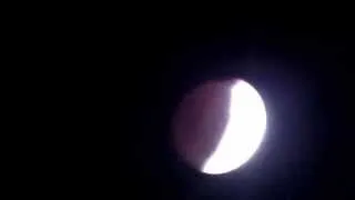 Lunar Eclipse April 15 2014 half way - in Australia