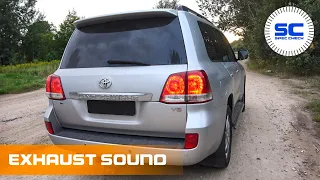 Toyota Land Cruiser 200 V8 4.5 D-4D 235PS Exhaust Sound TEST